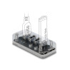 Delock Externer USB 5 Gbps Hub mit 4 Ports transparent
