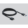 Delock Externer USB 3.0 Hub mit 7 Ports transparent