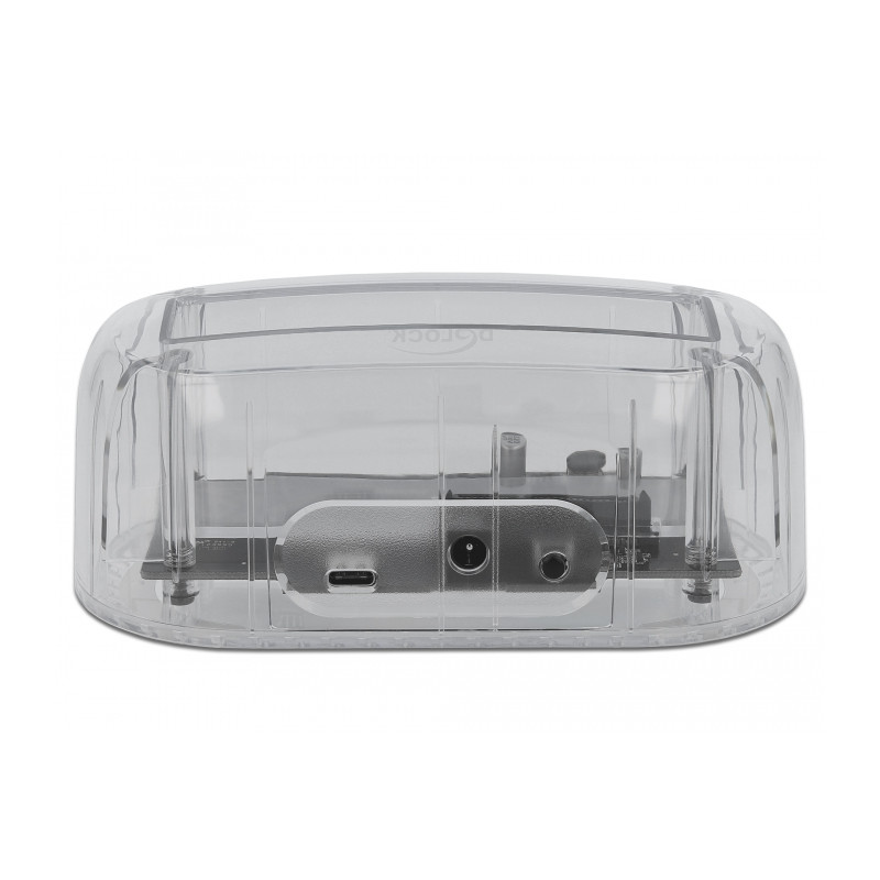 Delock USB Type-C™ Dockingstation für 1 x SATA HDD / SSD transparent