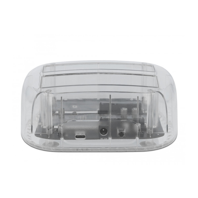 Delock USB Type-C™ Dockingstation für 2 x SATA HDD / SSD transparent