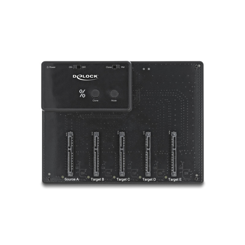 Delock USB 5 Gbps Docking- und Klonstation für 5 x 2.5″ SATA HDD / SSD