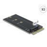 Delock SATA 22 Pin Stecker zu M.2 Key B Slot Adapter