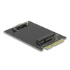 Delock SATA 22 Pin Stecker zu mSATA Slot Adapter