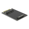 Delock SATA 22 Pin Stecker zu mSATA Slot Adapter