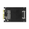 Delock SATA 22 Pin Stecker zu mSATA Slot Adapter