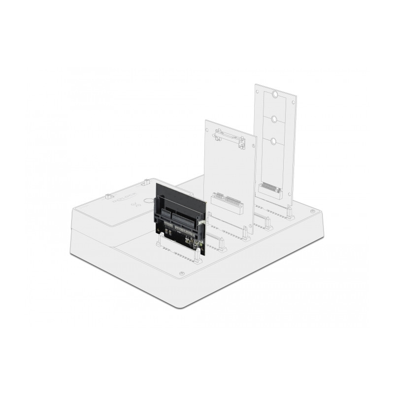 Delock SATA 22 Pin Stecker zu CFast Slot Adapter