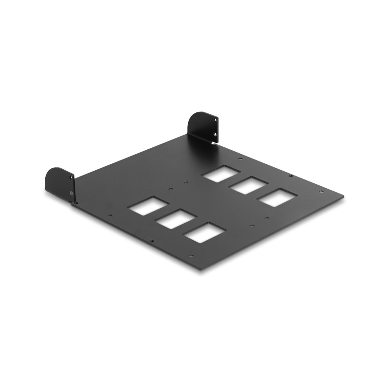 5.25″ Metall Einbaurahmen für 2 x Delock Wechselrahmen 47011 / 47005