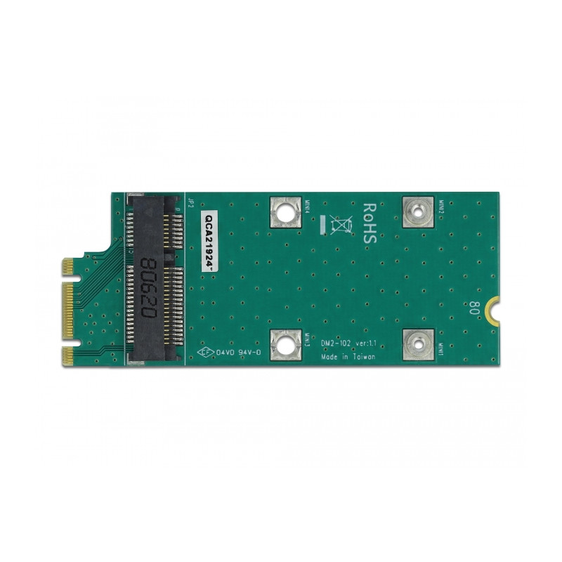 Delock Adapter M.2 Key B+M zu Mini PCIe Slot (PCIe / USB)