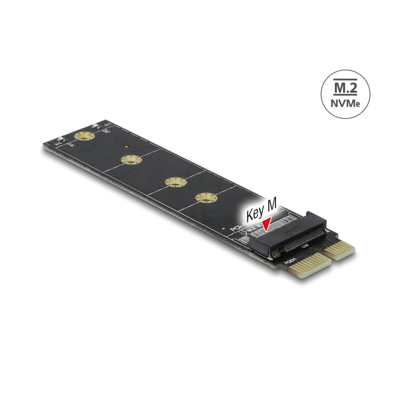 Delock PCI Express x1 zu M.2 Key M Adapter