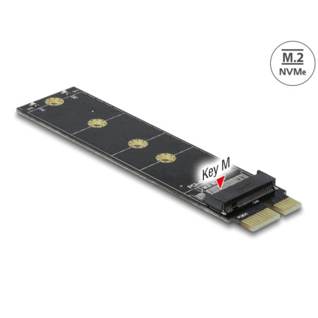 Delock PCI Express x1 zu M.2 Key M Adapter