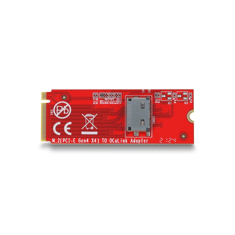 Delock M.2 Key M zu 1 x OCuLink SFF-8612 Konverter