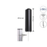 Delock 5G LTE Antenne SMA Stecker 3 - 5 dBi starr omnidirektional Wand- und Mastmontage outdoor schwarz