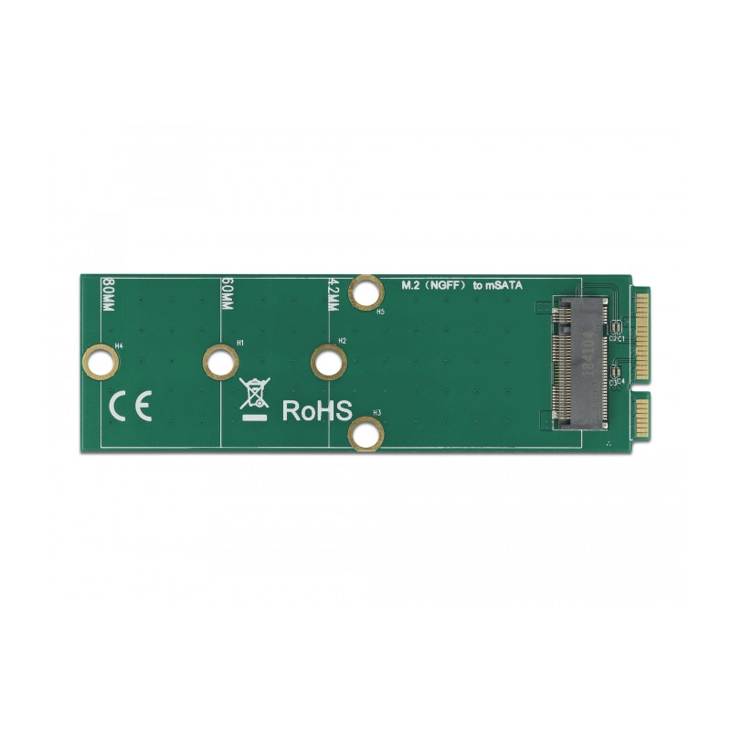 Delock Adapter mSATA zu M.2 Key B Slot