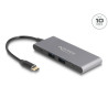 Delock 4 Port USB Type-C™ Hub mit 2 x USB Typ-A und 2 x USB Type-C™ 10 Gbps