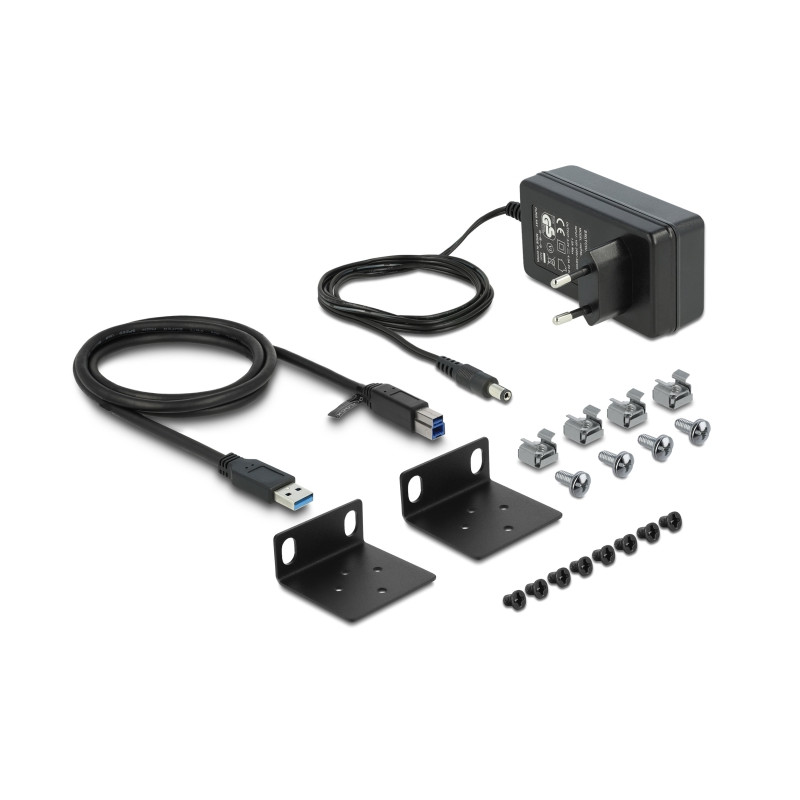 Delock 10″ Industrie Hub 10 x USB 3.2 Gen 1 Typ-A