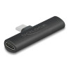Delock Adapter USB Type-C™ zu 2 x USB Type-C™ PD schwarz