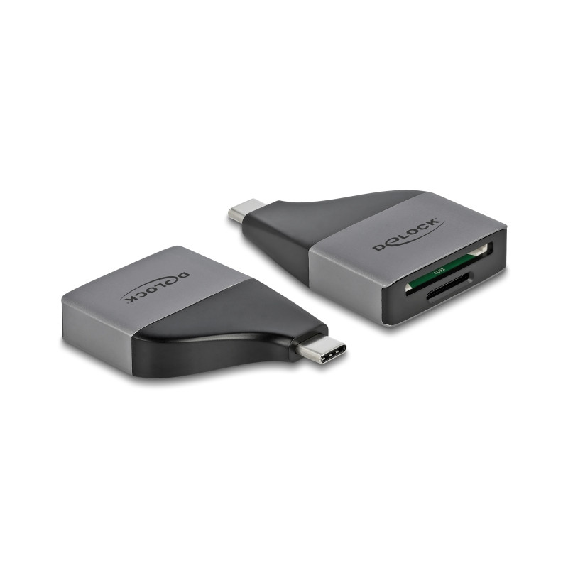 Delock USB Type-C™ Card Reader für SD / MMC + Micro SD Speicherkarten – kompaktes Design