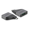 Delock USB Type-C™ Card Reader für SD / MMC + Micro SD Speicherkarten – kompaktes Design