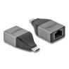 Delock USB Type-C™ Adapter zu Gigabit LAN 10/100/1000 Mbps – kompaktes Design