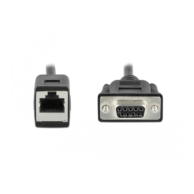 Delock Seriell RS-232/422/485 Adapter DB 9 Buchse zu RJ45 Buchse