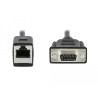 Delock Seriell RS-232/422/485 Adapter DB 9 Buchse zu RJ45 Buchse