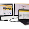 Delock Dual HDMI Adapter mit 4K 60 Hz und PD 3.0 für MacBook