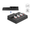 Delock M.2 Dockingstation für 4 x M.2 NVMe PCIe SSD mit Klon Funktion