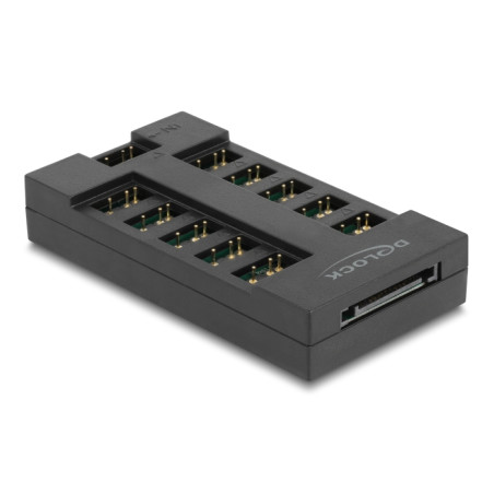 Delock RGB Hub für ARGB LEDs mit 10 Ports