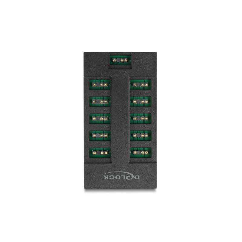 Delock RGB Hub für ARGB LEDs mit 10 Ports