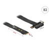 Delock M.2 Key M zu PCIe x4 NVMe Adapter mit 20 cm Kabel