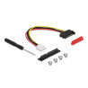 Delock M.2 Key M zu PCIe x4 NVMe Adapter gewinkelt mit 20 cm Kabel