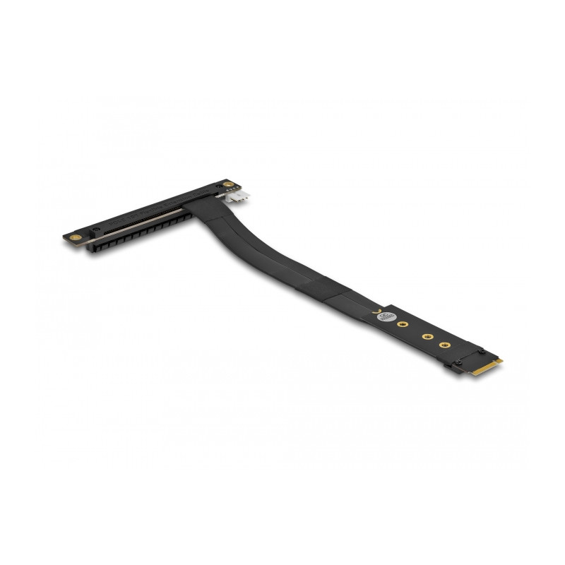 Delock M.2 Key M zu PCIe x16 NVMe Adapter gewinkelt mit 20 cm Kabel