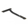 Delock M.2 Key M zu PCIe x16 NVMe Adapter gewinkelt mit 20 cm Kabel