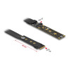 Delock Riser Karte M.2 Key M Verlängerung NVMe mit 20 cm Kabel