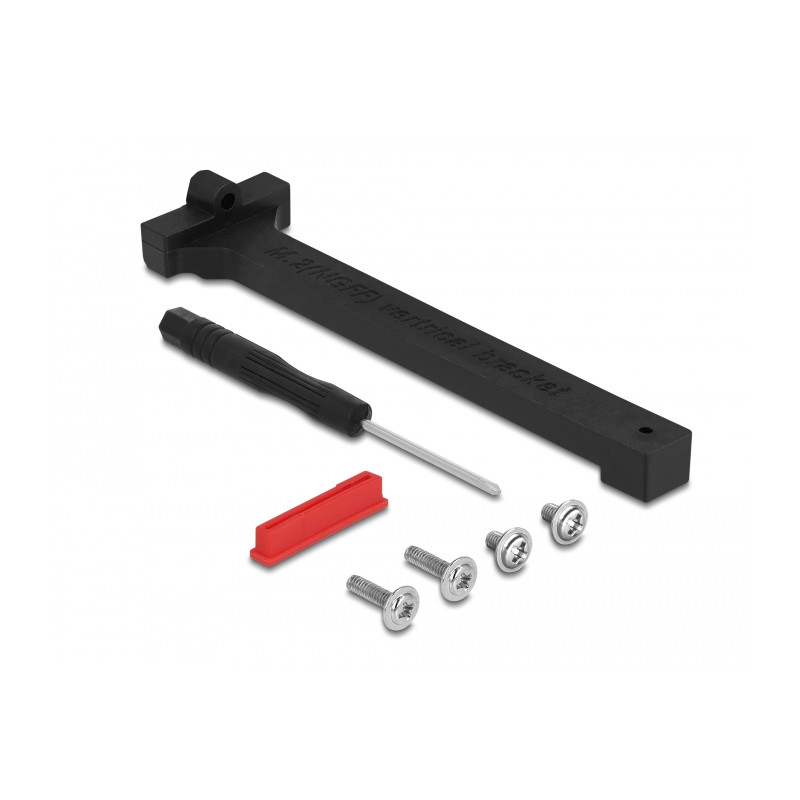 Delock Adapter M.2 Key A+E Stecker zu Key M Slot gewinkelt mit Halterung