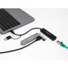 Delock 3 Port USB 3.2 Gen 1 Hub + Gigabit LAN mit USB Type-C™ oder USB Typ-A Anschluss
