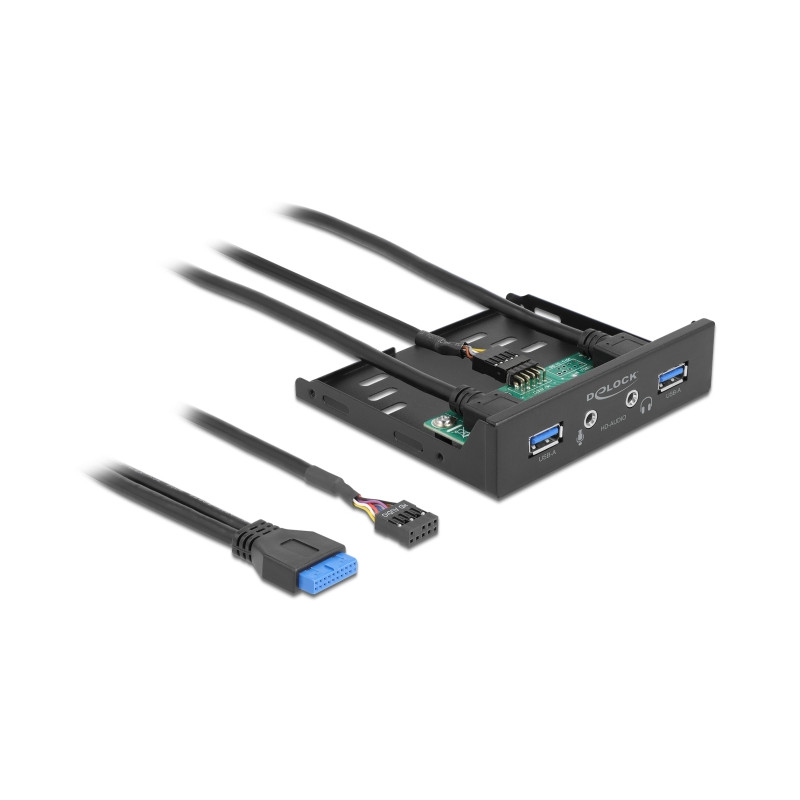 Delock Front Panel 3.5″ USB 5 Gbps 2 x USB Typ-A + HD-Audio