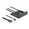Delock Front Panel 3.5″ USB 5 Gbps 2 x USB Typ-A + HD-Audio