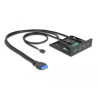 Delock Front Panel 3.5″ USB 5 Gbps 2 x USB Typ-A + HD-Audio