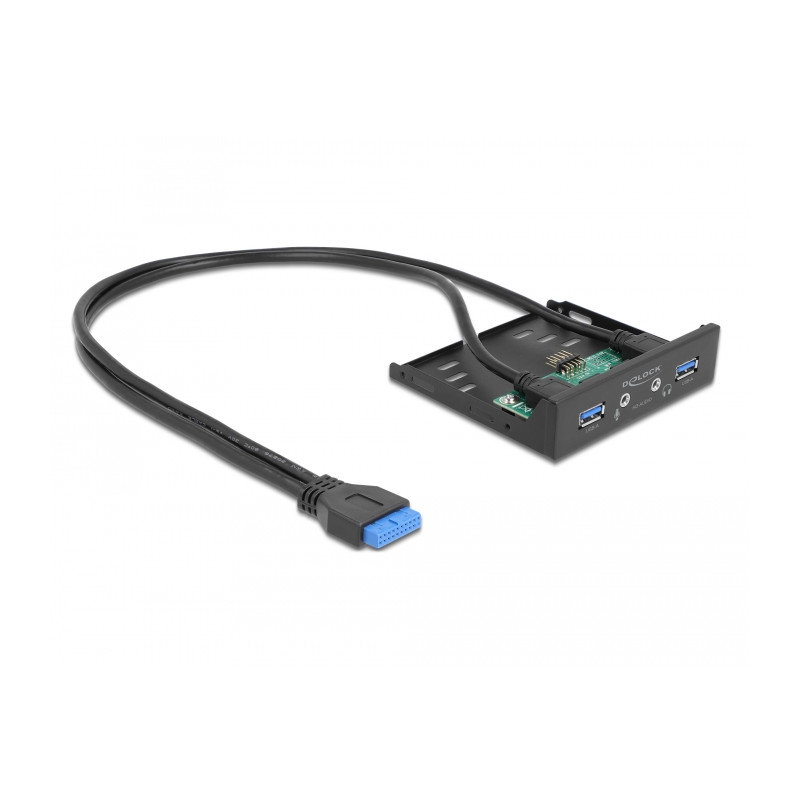 Delock Front Panel 3.5″ USB 5 Gbps 2 x USB Typ-A + HD-Audio