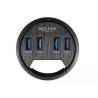 Delock 4 Port Tisch-Hub mit 4 x SuperSpeed USB Typ-A Port