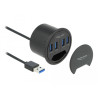 Delock 4 Port Tisch-Hub mit 4 x SuperSpeed USB Typ-A Port