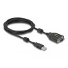 Delock Isolator USB 2.0 Typ-A zu RS-232 D-Sub 9 Stecker galvanische Trennung 2,5 kV 2m