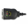 Delock Isolator USB 2.0 Typ-A zu RS-232 D-Sub 9 Stecker galvanische Trennung 2,5 kV 2m