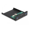 Delock Front Panel 3.5″ USB 5 Gbps 2 x USB Type-C™ + 2 x USB Typ-A