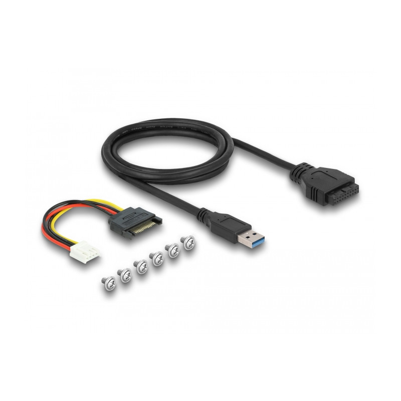 Delock Front Panel 3.5″ USB 5 Gbps 2 x USB Type-C™ + 2 x USB Typ-A