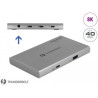 Delock Thunderbolt™ 4 Hub 3 Port mit zusätzlichem SuperSpeed USB 10 Gbps Typ-A Port - 8K