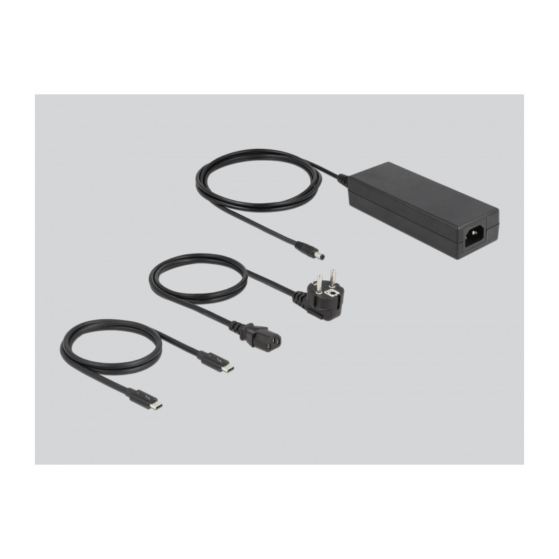 Delock Thunderbolt™ 4 Hub 3 Port mit zusätzlichem SuperSpeed USB 10 Gbps Typ-A Port - 8K