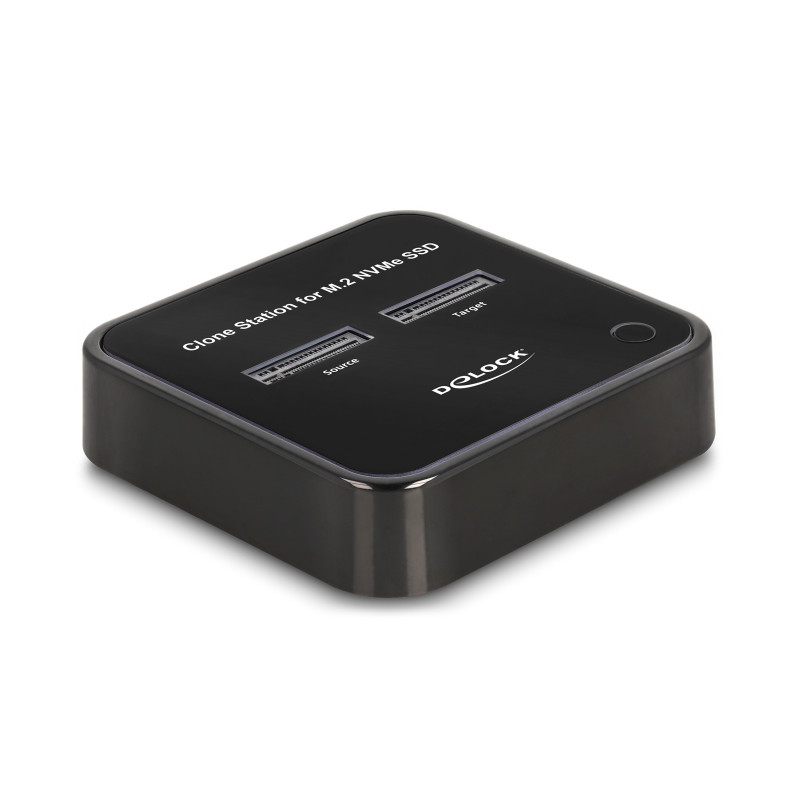 Delock M.2 Dockingstation für 2 x M.2 NVMe PCIe SSD mit Klon Funktion