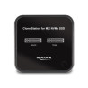 Delock M.2 Dockingstation für 2 x M.2 NVMe PCIe SSD mit Klon Funktion
